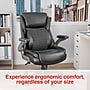 Staples Randolph Ergonomic Bonded Leather Executive Big & Tall Chair, 400 lb. Capacity, Black (ST62818)~#|#~47E74F0B-24D0-4587-A691C374ABE00EEE_sc7