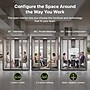 Uncaged Ergonomics Modular Acoustic Office Pod with Ventilation, Lighting and Power, Medium, White (POD-M-White)~#|#~47E9DD1E-7DCB-458F-A82D91C2869F216A_sc7