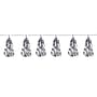 Beistle Metallic Silver Tinsel Garland, Silver, 2/Pack (59927-S)~#|#~47E9E498-3A3D-4A07-A0233240A5976A4A_sc7