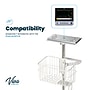 Viva Comfort Height-Adjustable Portable Mobile Stand for Edan Vital Signs Monitor, White (ADI912-C-MP-03-MK)~#|#~47EF47F0-0F56-48B3-BD6FCDBA538C25DA_sc7