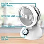 Brentwood Kool Zone 6" Oscillating Desktop Fan, 3-Speed, White (F-650MW)~#|#~47F0DCF3-CD53-4149-BAEE8CD502F75152_sc7