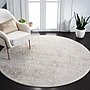 Safavieh Evoke Collection 8' Round Indoor Area Rug, Machine Made, Ivory/Taupe (EVK256E-8R)~#|#~47F40170-1E16-4E47-95771BDD4E8E855D_sc7