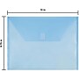 JAM Paper Premium Plastic Document File, Letter, Blue, 3/Pack (218V0BUX3)~#|#~47F7623D-69B8-4562-AD75D6E6C676A487_sc7