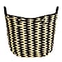 Household Essentials Zigzag Woven Paper Rope Basket, Natural (HE1239)~#|#~47F8C2CD-D557-4D9C-AFDAA28B8A4DE66C_sc7