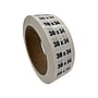 Nahanco 38 x 34 Plastic Size Marker, Black/White, 250/Roll (DSM-312)~#|#~47FF2DA9-7C44-4AC0-9C57E1F6F1295D73_sc7
