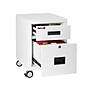 FireKing 2-Drawer Mobile Vertical File Cabinet, Letter/Legal Size, Lockable, Fire Resistant, Arctic White (2M1822-1AW)~#|#~480148F7-D0EA-4182-A5EB74C5CC67F386_sc7