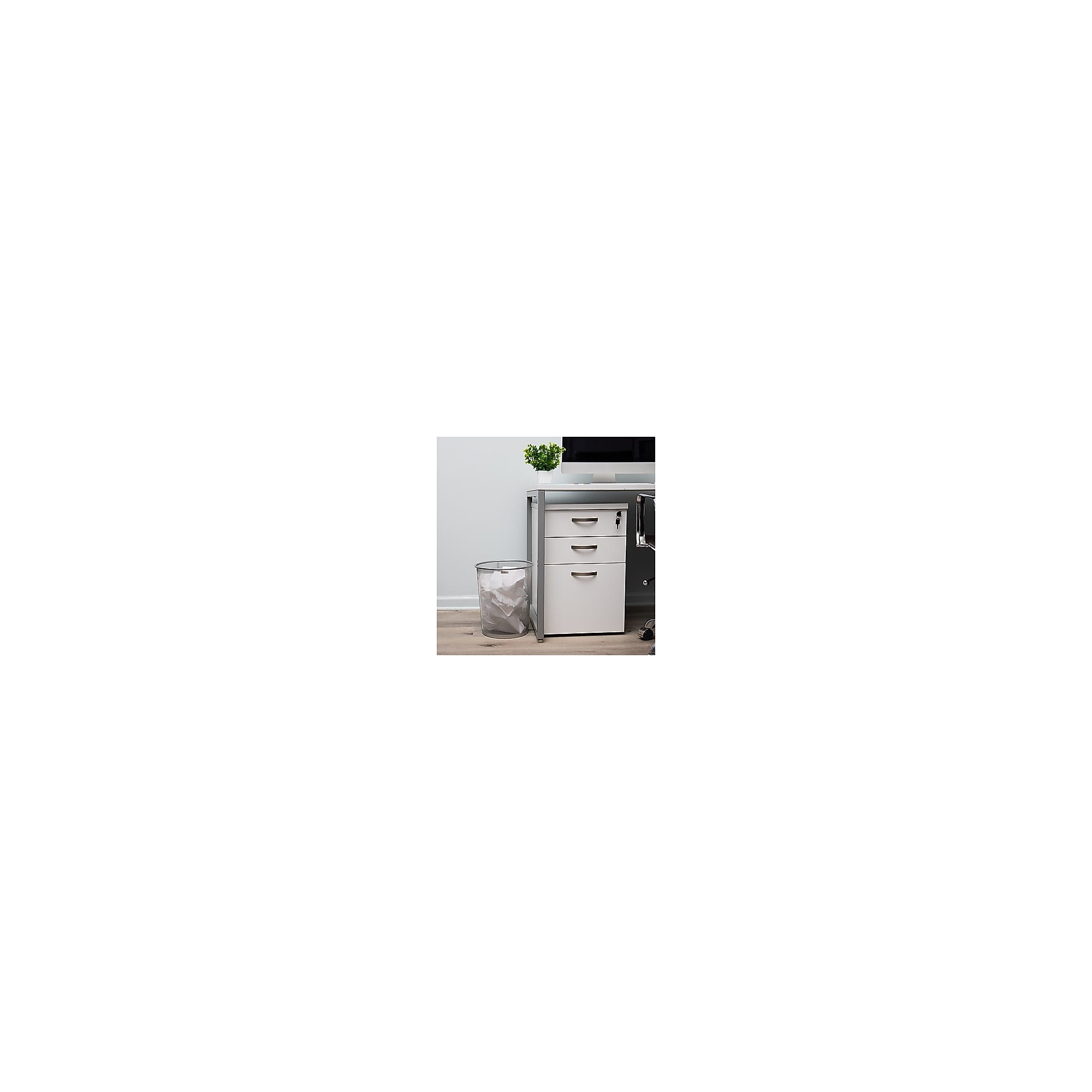 Mind Reader Metal Mesh Trash Can Without Lid, 4.4 Gallon, Silver, 2/Pack (2CIRGA-SIL) Sansujyuku sansujyuku.com