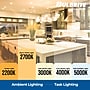 Bulbrite 14W Adjustable 5/6" Integrated LED Gimbal Downlight with E26 Quick Connect, 2700K Warm White, 1100 Lumens, 4/Pack~#|#~48048CD4-2A3C-41F6-B0C8002EE61CE45E_sc7