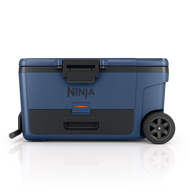 Ninja FrostVault 65-Qt. Wheeled Cooler with Cold Dry Zone, Lakeshore Blue (FB265BL) image 1