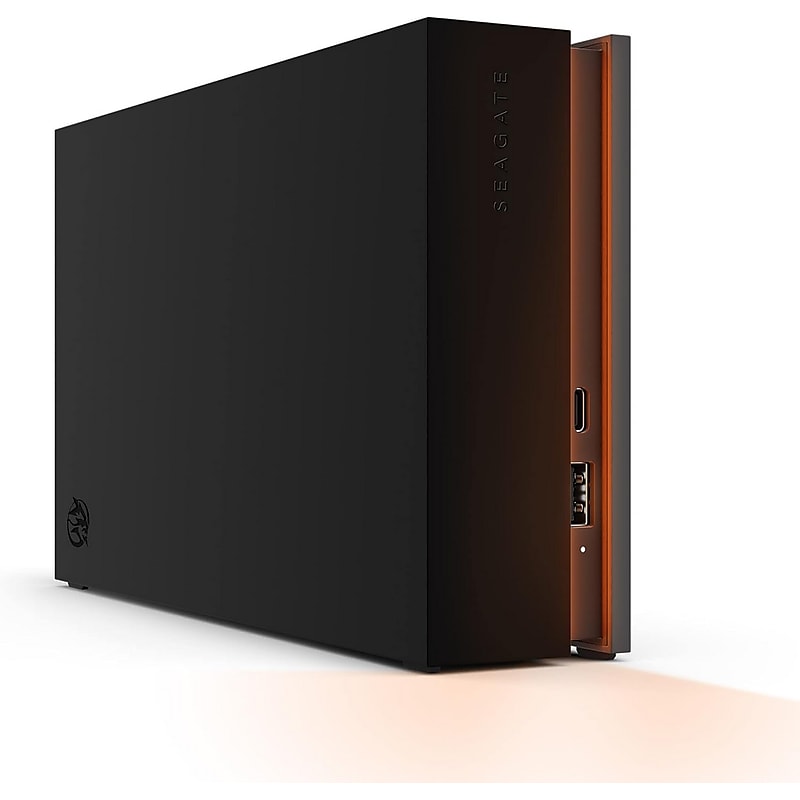 Seagate FireCuda 8TB External USB 3.2 Desktop Gaming Hard Drive, Black (STKK8000400) image 1