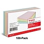 Staples 3" x 5" Index Cards, Lined, Assorted Colors, 100/Pack (TR51004)~#|#~48162AFD-CB1A-4B40-8C2EC6F655896738_sc7