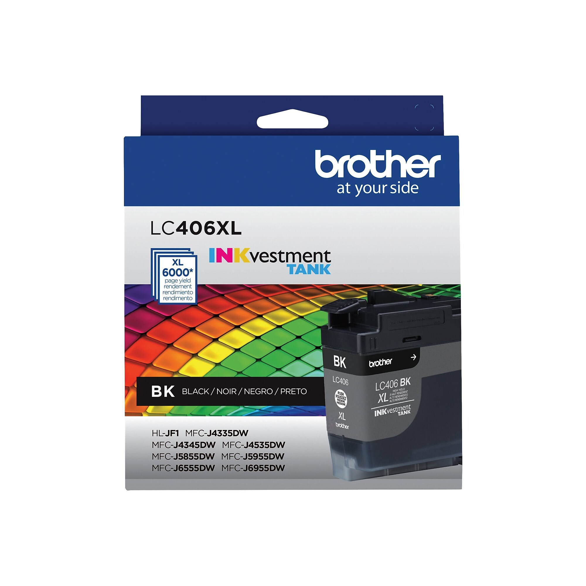 Brother LC406XL Black High Yield Ink Cartridge, Prints Up to 6,000 Pages (LC406XLBKS) Sansujyuku sansujyuku.com