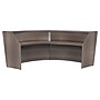 Regency Marque 124.5"W Curved Reception Desk Workstation, Driftwood Gray (77292GY)~#|#~481969D9-4116-461A-8C3BB63D02E773CC_sc7