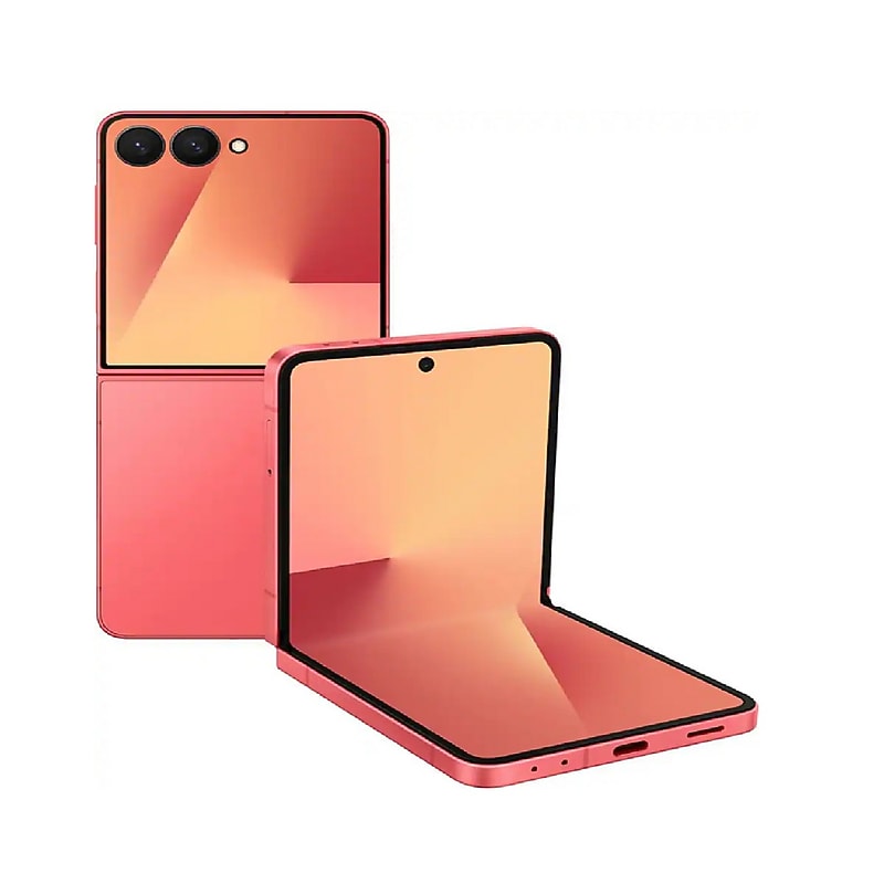 Samsung Galaxy Z Flip7 FE 5G Foldable Unlocked Smartphone Cell Phone, 512GB, Coral Red (SM-F766UZREXAA) image 1