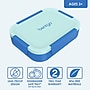 bentgo Snap & Go Kids Bento Box, 4-Compartment, Blue, 33.6 oz. (BGKDBOX-B)~#|#~481C19D6-2CC7-44DE-AE19DE004285EC0A_sc7