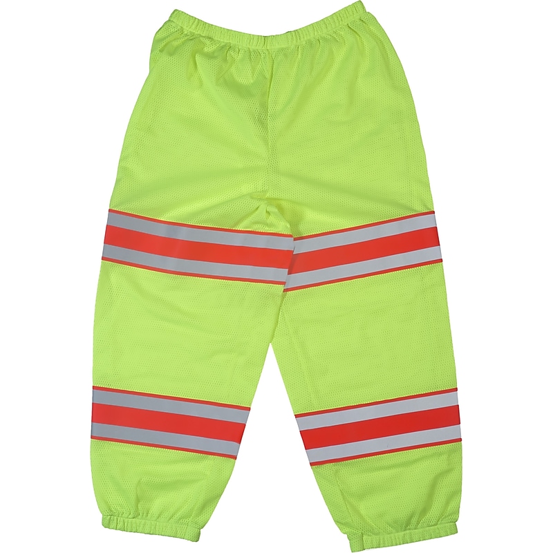 Mutual Industries High Visibility Pants, ANSI Class E, Lime, One Size (16367-138) image 1