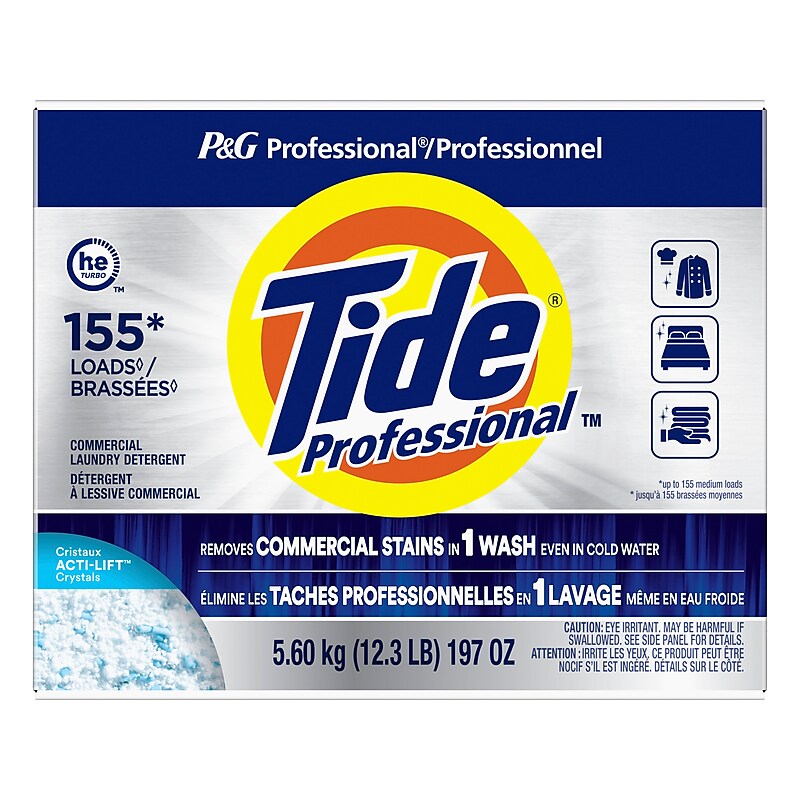 Tide Professional HE Powder Laundry Detergent, 155 Loads, 197 Oz. (14055) image 1