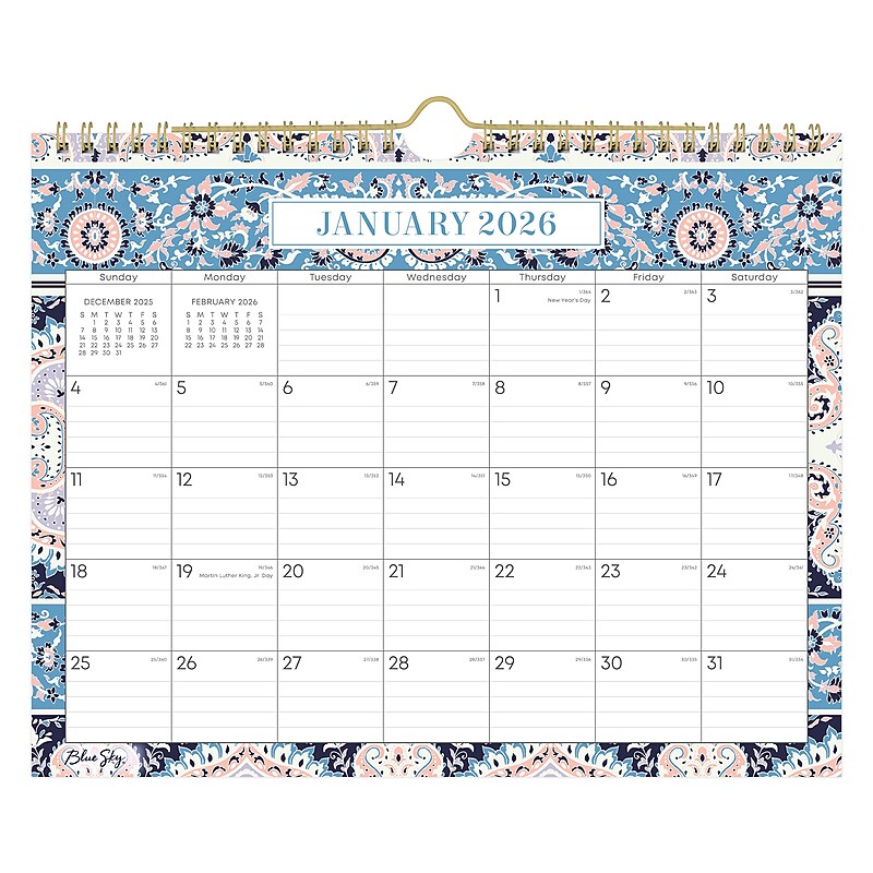 2026 Blue Sky Cocorrina 11" x 8.75" Monthly Desk Calendar (147479-26) image 1