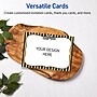 Avery Invitation Cards, 5" x 7", Gold & Black Stripes with Bow, 20/Pack (19479370940)~#|#~4827DF97-A79D-4A1D-A806101B03D33C38_sc7