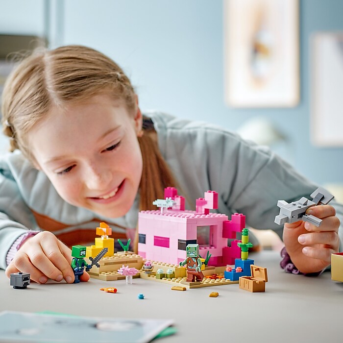 LEGO Miencraft The Axolotl House, 242 Pieces (21247) | Staples