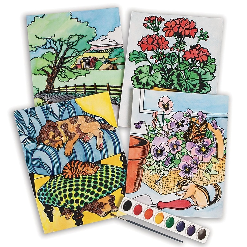 S&S Watercolor Velvet Art Posters, 24/Pack (PS1463) image 1