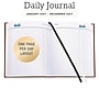 2027 Excello Brands 7.3" x 8.5" Daily Standard Planner, Paperboard Cover, Brown Leather (CD68-CY27-BN-L)~#|#~482DC993-5810-4844-B133E63341F4E5EE_sc7