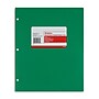 Staples 3-Hole Punched 2-Pocket Plastic Portfolio Folder, Green (ST52806-CC)~#|#~482F0D46-6988-4078-8081CDE5473D78E7_sc7