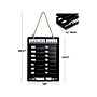 Excello Global Products Business Hours Indoor/Outdoor Hanging Chalkboard, 10" x 13.75", Black (EGP-HD-0311A-S)~#|#~482F2935-8589-4981-9595995C9A09CEFF_sc7