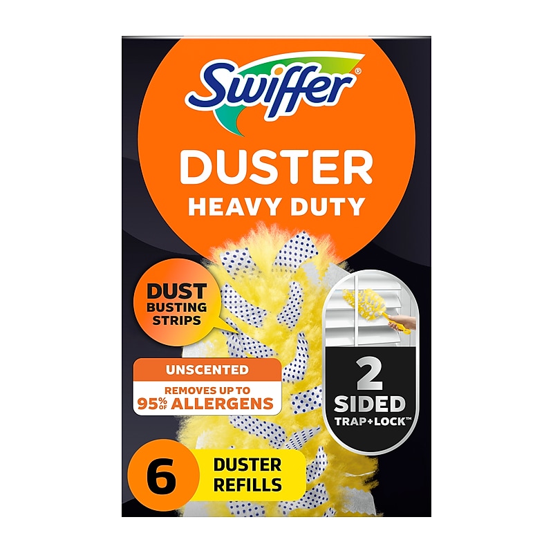 Swiffer Heavy Duty Duster Cloth Refills, Yellow, 6/Pack (16944) image 1