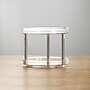 iDESIGN 2-Tier Rotating Desktop Lazy Susan Organizer, Clear/Chrome (40109)~#|#~4830D06C-E32B-4E87-9A457B28400D71A9_sc7