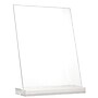 Global Printed Products Sign Holder, 8.5" x 11", Vertical, Table Top, Clear Acrylic (SGNH-AB-8511)~#|#~4831717E-2678-4B76-9598488FAAB7AD58_sc7