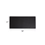 Smead Large Vegan Leather Anti-Slip Faux Leather Desk Pad, 36" x 17", Charcoal (SMD64828)~#|#~48336548-B3DE-4805-BC0107A33AC9F530_sc7
