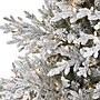 Nearly Natural 8-ft Flocked Fraser Fir Artificial Christmas Tree with 800 Warm White Lights and 4892 Bendable Branches (T1870)~#|#~4833C6FC-9CD7-4EEA-8B88A0023FBC8D6B_sc7