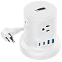 Uncaged Ergonomics Retractable Cube 6' Extension Cord, 4-Outlet, 18 AWG, White (RC-WHITE)~#|#~483E51B9-F91F-4AF3-B97DDA8DAA0EEB2C_sc7