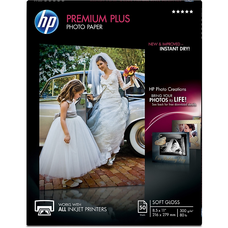 HP Premium Plus Soft. Gloss Photo Paper (CR667A) image 1