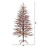 Nearly Natural 7-ft Frosted Berry Twig Artificial Christmas Tree with 450 Multicolored Gum Ball LED Lights (T3258)~#|#~483E628C-C57D-4847-A47E98637F27982C_sc7