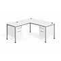 Boss Office Products Simple System 66"W L-Shaped Desk with 2-Pedestals, White (SGSD004-202-WT)~#|#~48464001-7469-47A1-89856C3676A3BD94_sc7