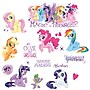 York Wallcoverings My Little Pony The Movie With Glitter Children's Decals (RMK3551SCS)~#|#~484A7A38-A1BB-4038-9352ACE8DC5B22AF_sc7
