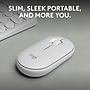 Logitech Pebble 2 M350s Wireless Ambidextrous Optical Mouse, Tonal White (910-007022)~#|#~484A82C1-1FD7-4026-B40E24EBF55E02E6_sc7