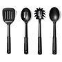 OXO Good Grips Cooking Utensil Set, Black, 4 Pieces/Set (1127080)~#|#~484ACEA8-71B8-4DF9-87E4747D7B66E18F_sc7