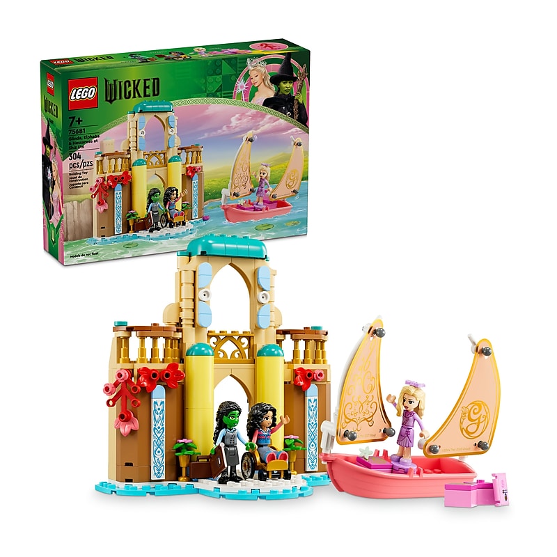LEGO Wicked Glinda, Elphaba & Nessarose at Shiz University, 304 Pieces (75681) image 1