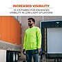 Ergodyne GloWear 8093 High Visibility Long Sleeve T-Shirt, Lime, 5XL (21819)~#|#~484C53A7-F7D0-4836-A92DBF06B40EB215_sc7