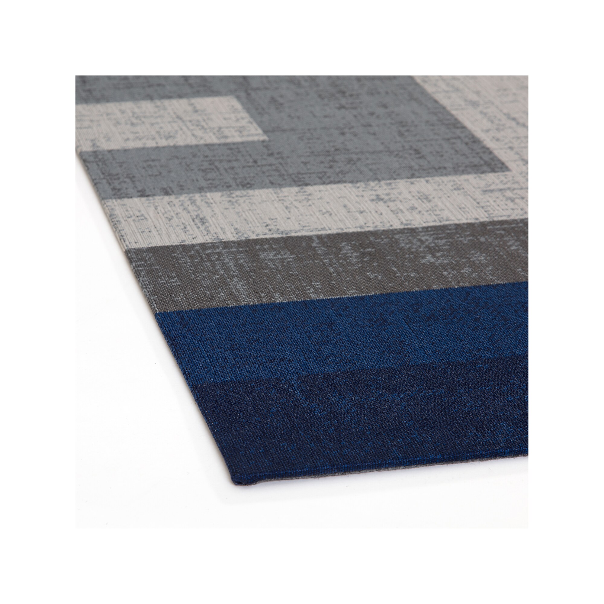 Anji Mountain Rug’d Ponca Carpet & Hard Floor Chair Mat, 36″ x 48″, Blue/Gray Polyester (AMB9039) Sansujyuku sansujyuku.com