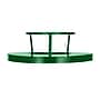 Alpine Industries Metal Outdoor Rain Bonnet Lid for 38-Gallon Waste Receptacle, Green (479-38-A-GRN)~#|#~484E2B3C-E646-4311-A3A0B9A53896638B_sc7