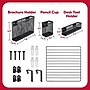 TRU RED™ 3-Compartment Metal Mesh Wall Organizer, Black (TR61967)~#|#~484EF920-DC38-4CE7-AD2CAB7837ED0998_sc7