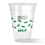 Perk™ Eco Compostable Plastic Cold Cup, 16 Oz., Clear/Green, 300/Carton (PK56197)~#|#~484FCD12-0A11-4168-8647C602C90F961B_sc7