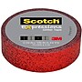 Scotch Expressions Washi Tape, 0.59" x 5.44 yds., Red (C514-RED)~#|#~485097A9-79F5-4CA4-97326BC2342EDC53_sc7