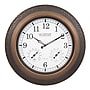 La Crosse Technology 21 In. Indoor/Outdoor Marcella Metal Atomic Wall Clock~#|#~48527A21-B8DA-471A-917D9B4CBF592CF5_sc7