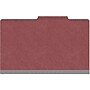 Medical Arts Press Pressboard Classification Folder, 2 Dividers, 2" Expansion, Legal Size, Dark Red, 10/Box (DV-T52-26-3ARD)~#|#~48545C56-067B-46B8-823BFAF4147D2303_sc7
