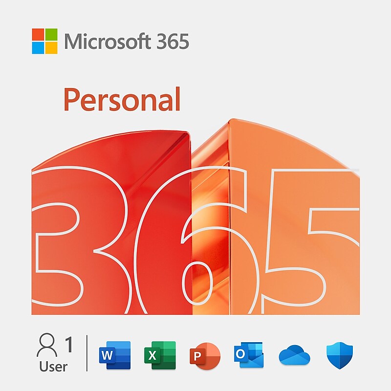 Microsoft 365 Personal 12-Month Subscription for Windows/Mac, 1 User, Download (QQ2-00021) image 1